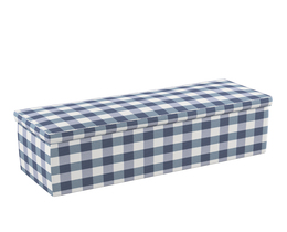 Caja de almacenamiento tapizada