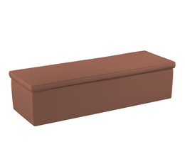 Caja de almacenamiento tapizada