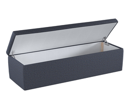 Caja de almacenamiento tapizada