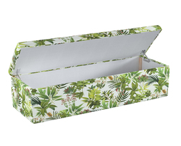 Caja de almacenamiento tapizada