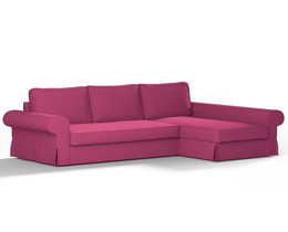 Sofá cama Backabro con funda para chaise longue
