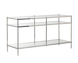 Mesa consola Plata pura 120x40x80cm