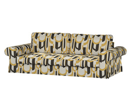 Funda para sofá cama de 3 plazas Backabro
