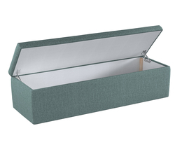 Caja de almacenamiento tapizada