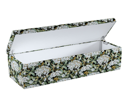 Caja de almacenamiento tapizada