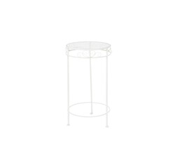 Soporte para plantas Daisy 50cm blanco