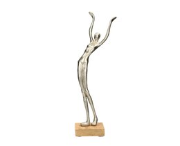 Decoración Silver Woman III wys. 52cm