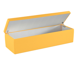 Caja de almacenamiento tapizada