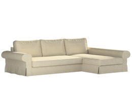 Sofá cama Backabro con funda para chaise longue