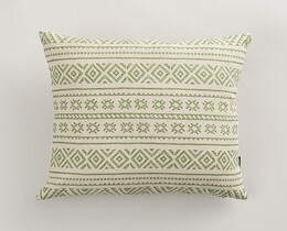 Funda de cojín para cojín Ethno Verde 45x45 cm