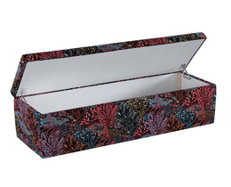 Caja de almacenamiento tapizada
