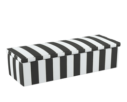 Caja de almacenamiento tapizada