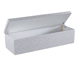 Caja de almacenamiento tapizada