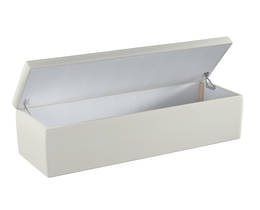Caja de almacenamiento tapizada