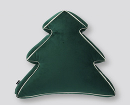 Cojín con forma de árbol de Navidad de 40x41 cm