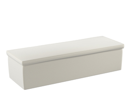 Caja de almacenamiento tapizada
