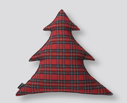 Cojín con forma de árbol de Navidad de 38x40 cm