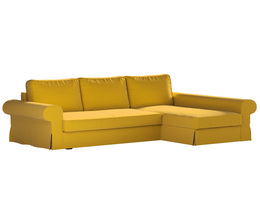 Sofá cama Backabro con funda para chaise longue