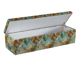 Caja de almacenamiento tapizada