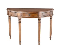 Mesa consola semicircular Charlie Brown 84x42x72cm