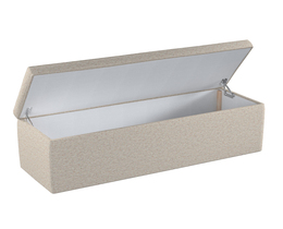 Caja de almacenamiento tapizada