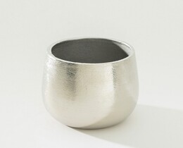 Maceta de aluminio Argen II de 14x13 cm