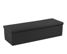 Caja de almacenamiento tapizada