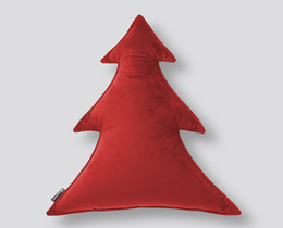 Cojín con forma de árbol de Navidad de 38x40 cm