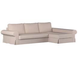 Sofá cama Backabro con funda para chaise longue