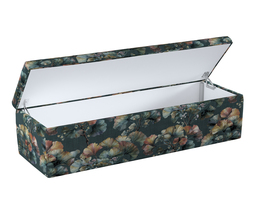Caja de almacenamiento tapizada