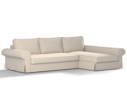 Sofá cama Backabro con funda para chaise longue