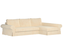Sofá cama Backabro con funda para chaise longue