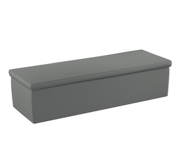 Caja de almacenamiento tapizada