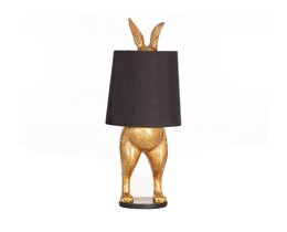 Lámpara Conejo Dorado XL, altura 117 cm