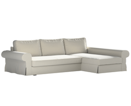 Sofá cama Backabro con funda para chaise longue