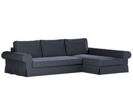 Sofá cama Backabro con funda para chaise longue