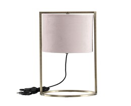 Lámpara de mesa Santos rosa claro