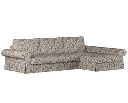 Sofá cama Backabro con funda para chaise longue