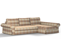 Sofá cama Backabro con funda para chaise longue