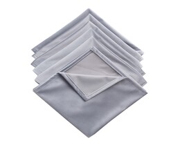 Juego de servilletas de terciopelo de 6 piezas, 42x42 cm, 704-24