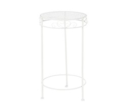 Soporte para plantas Daisy 70cm blanco