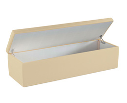 Caja de almacenamiento tapizada