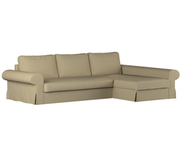 Sofá cama Backabro con funda para chaise longue