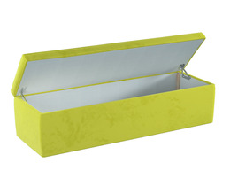Caja de almacenamiento tapizada