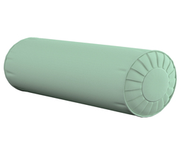 Cojín cilíndrico con pliegues