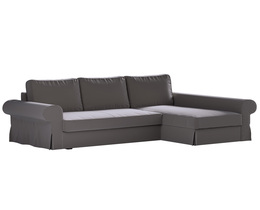 Sofá cama Backabro con funda para chaise longue