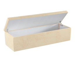 Caja de almacenamiento tapizada
