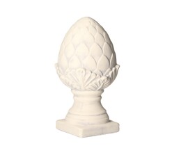 Cono de decoración 32cm blanco