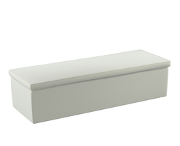 Caja de almacenamiento tapizada