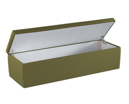 Caja de almacenamiento tapizada